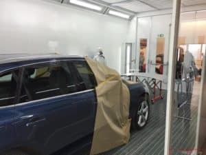 erster lackierauftrag audi q5