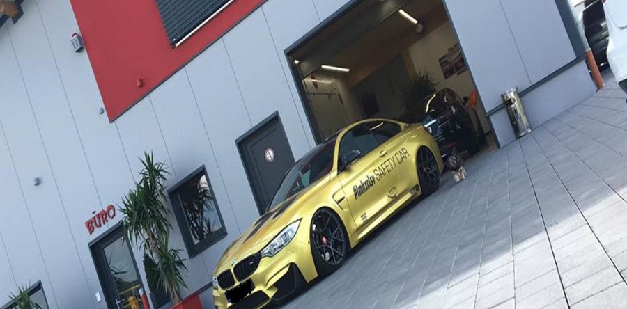 BMW Safety Car Lackierung