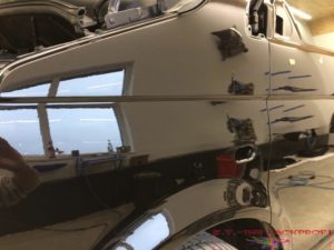 VW T5 Kotflügel lackiert