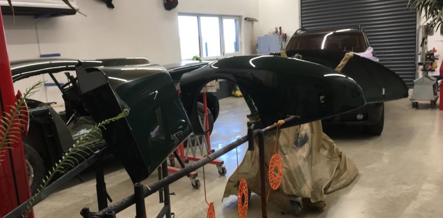 Oldtimer Teile Lackierung