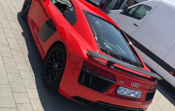 Heckansicht Audi R8 Folierung