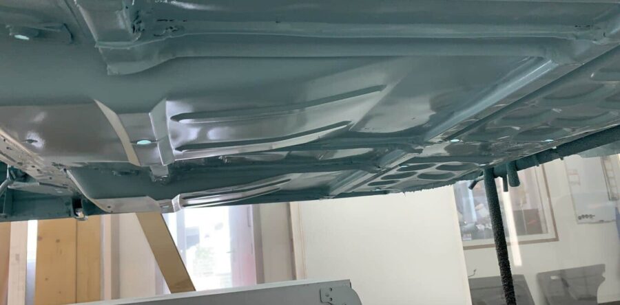 Fiat Unterboden Lackierung