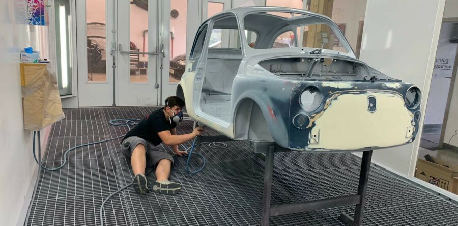 Vorarbeiten Fiat Restauration