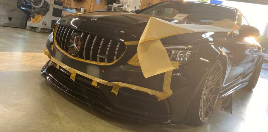 AMG Mercedes Vorbereitung