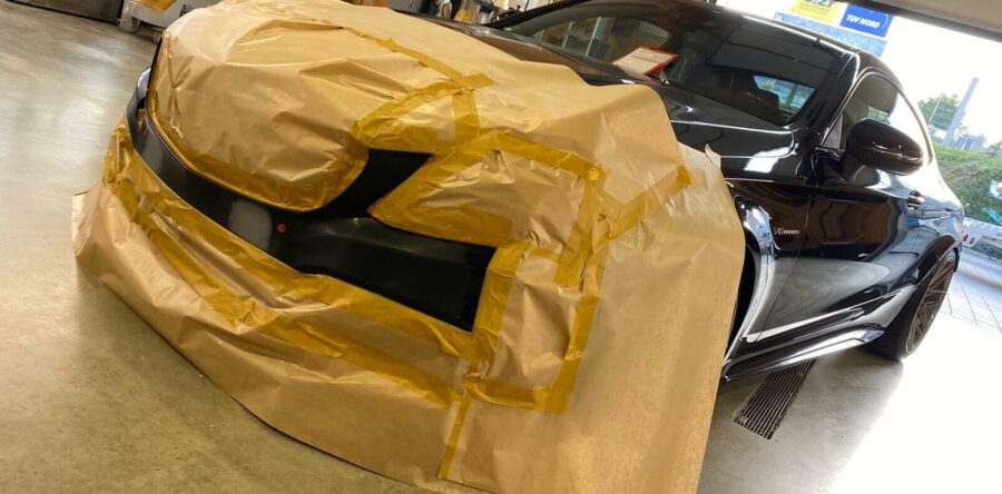 Vorbereitung abdecken lackieren