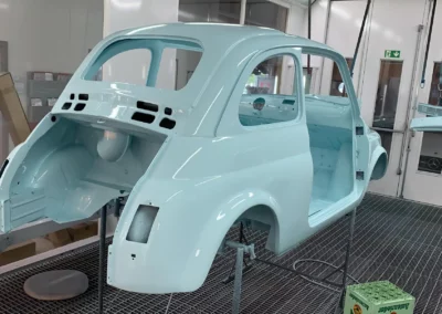 Fiat 500 Ganzlackieurng Heckansicht Ihr ET Lackprofi Burgau (6)