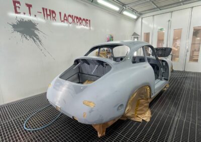 Porsche 356 Vorarbeiten Lack
