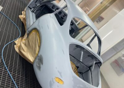 Porsche 356 Vorbereitung Lackierung