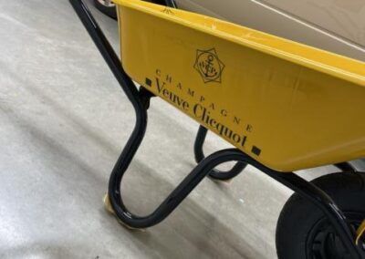 Schubkarre Champagner Lackierung Spezial